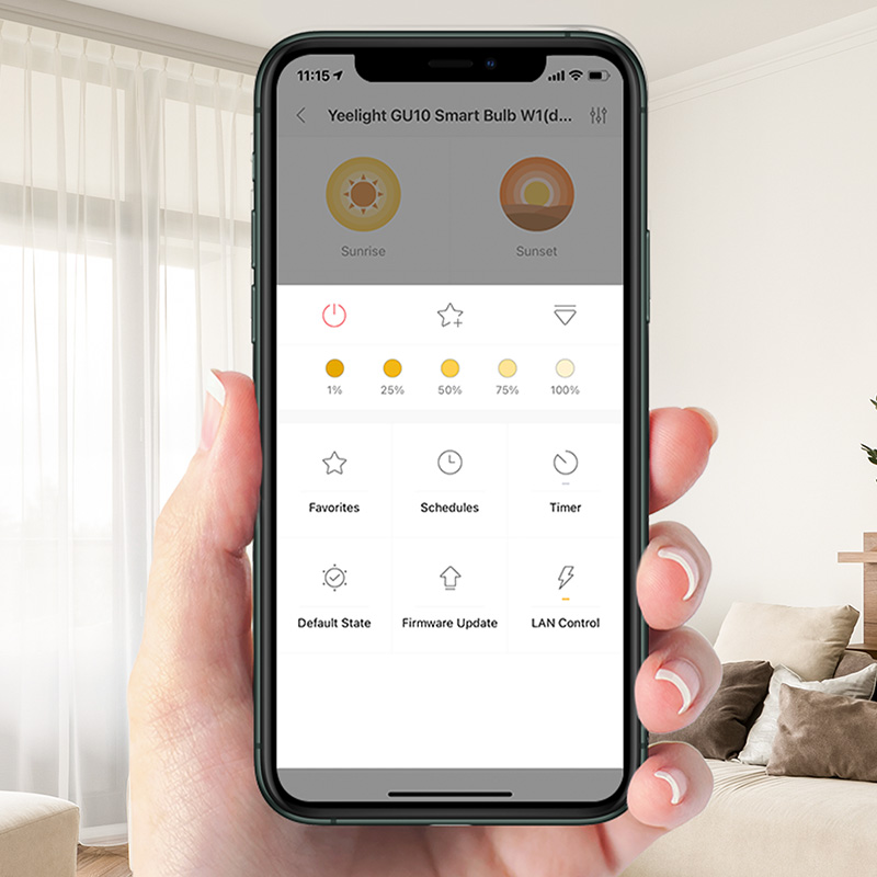 Yeelight GU10 W1 Smart LED Bul - огляд і ціна Yeelight Light Smart Bulb